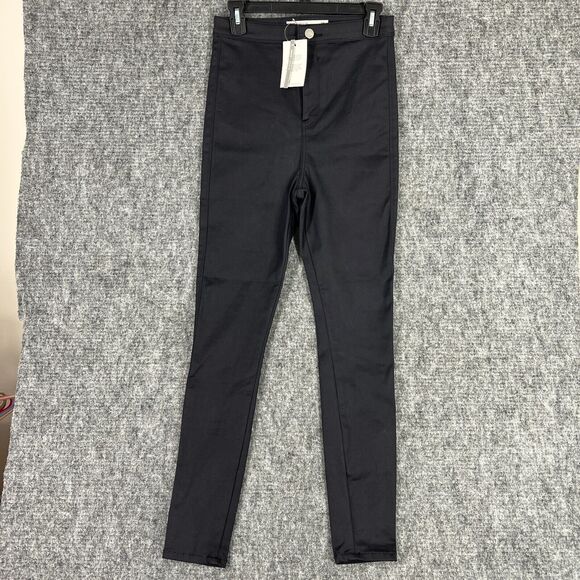 Asos Jeans Womens 6 Black Skinny‎ Stretch 28/32 Mom High Rise Denim - Picture 1 of 9